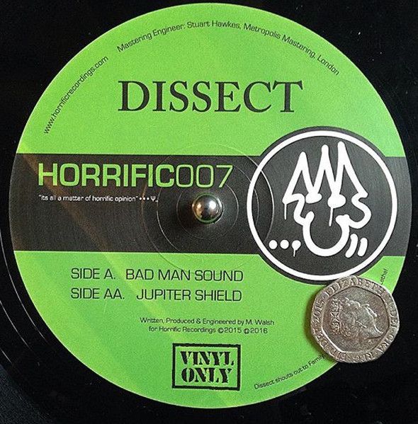 Dissect - Bad Man Sound / Jupiter Shield | Horrific Recordings (HORRIFIC 007)