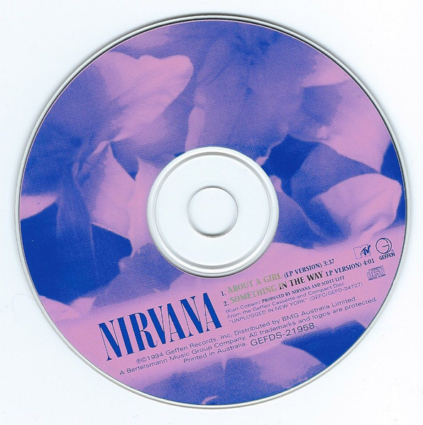 Nirvana - About A Girl CD No: 04960 | Geffen Records (GEFDS-21958) - 2
