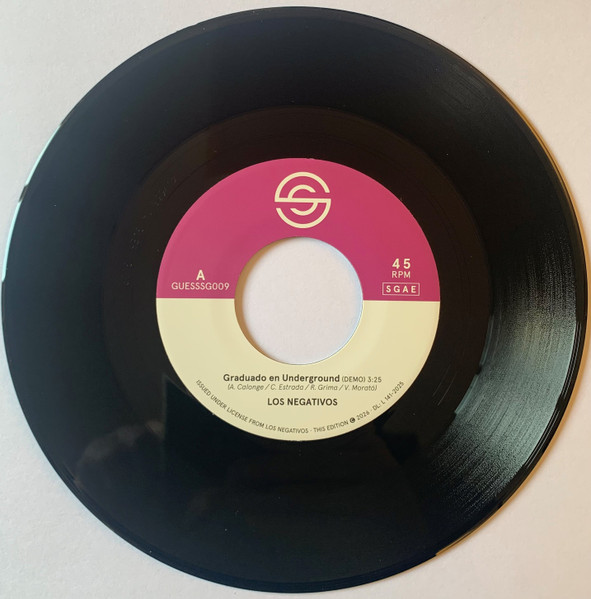 Los Negativos - Graduado En Underground / El Club Del Cerdo Violeta | Guerssen (GUESSSG009) - 3