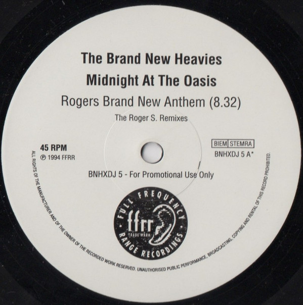 The Brand New Heavies - Midnight At The Oasis (The Roger S. Remixes) | FFRR (BNHXDJ 5)