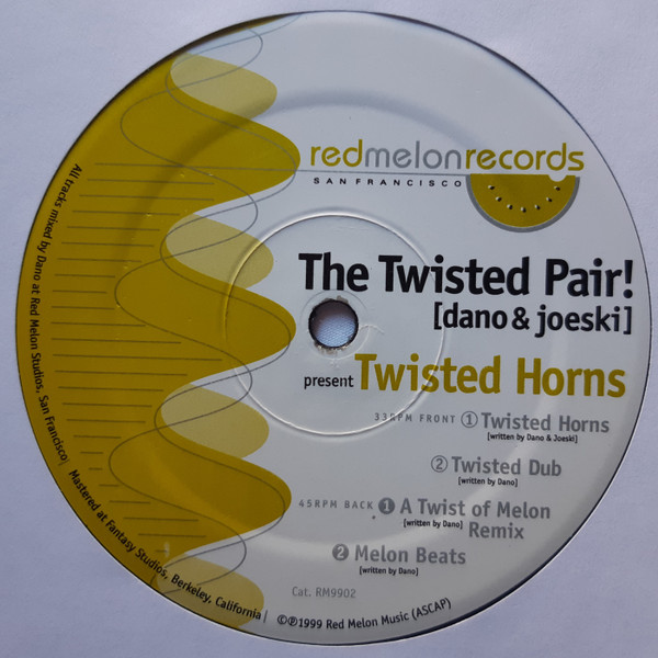 The Twisted Pair! - Twisted Horns | Red Melon Records (RM9902)