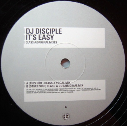 DJ Disciple - It's Easy | Azuli Records (AZNY 134)