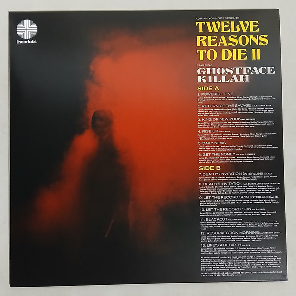 Ghostface Killah & Adrian Younge - Twelve Reasons To Die II | Linear Labs (LL006) - 4