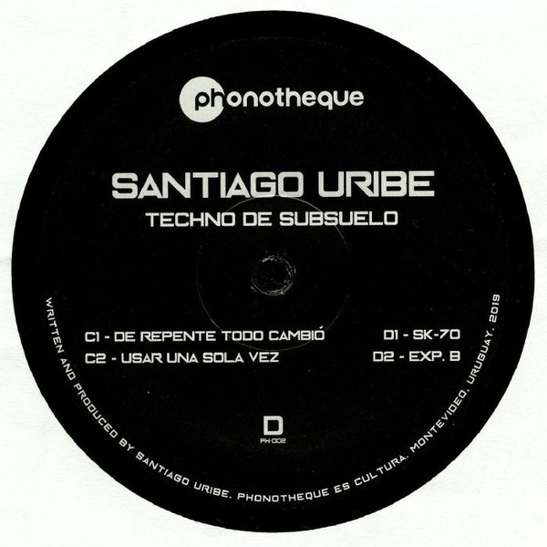 Santiago Uribe - Techno De Subsuelo | Phonotheque Recordings (PH002) - main