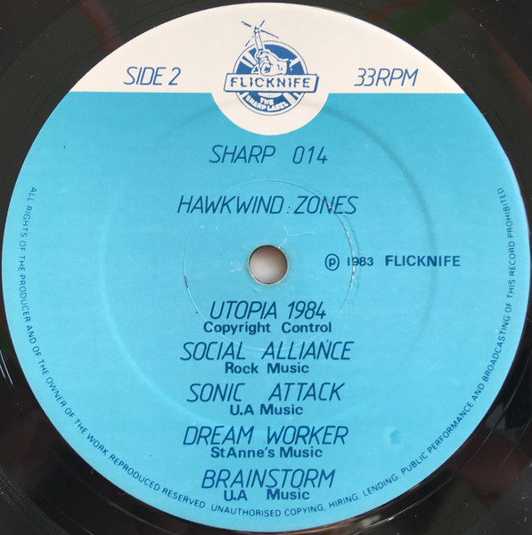 Hawkwind - Zones | Flicknife Records (SHARP 014) - 4 Hawkwind - Zones | Flicknife Records (SHARP 014) - 4