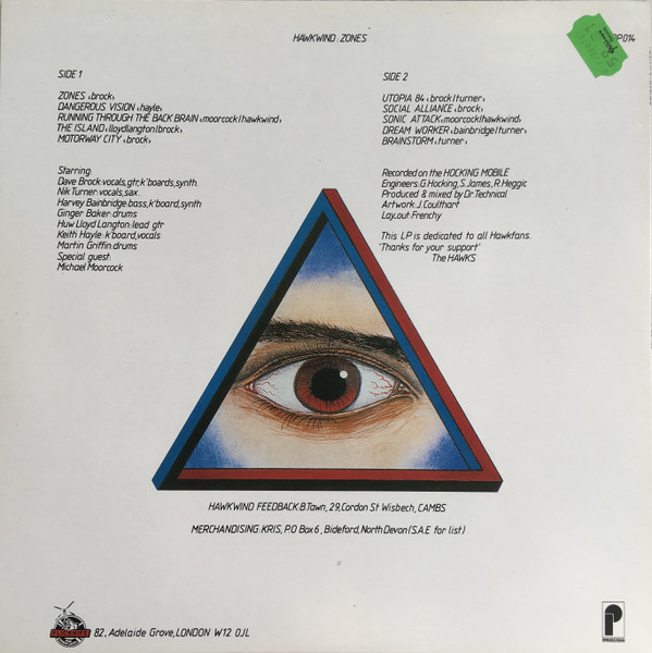 Hawkwind - Zones | Flicknife Records (SHARP 014) - 2 Hawkwind - Zones | Flicknife Records (SHARP 014) - 2