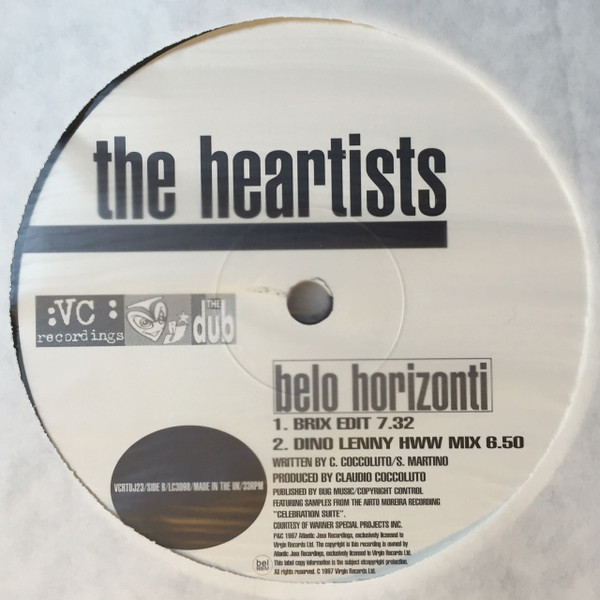 The Heartists - Belo Horizonti | VC Recordings (VCRTDJ23) - main