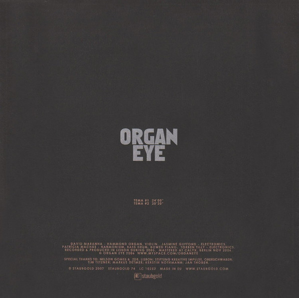 Organ Eye - Organ Eye | Staubgold (STAUBGOLD 74) - 2