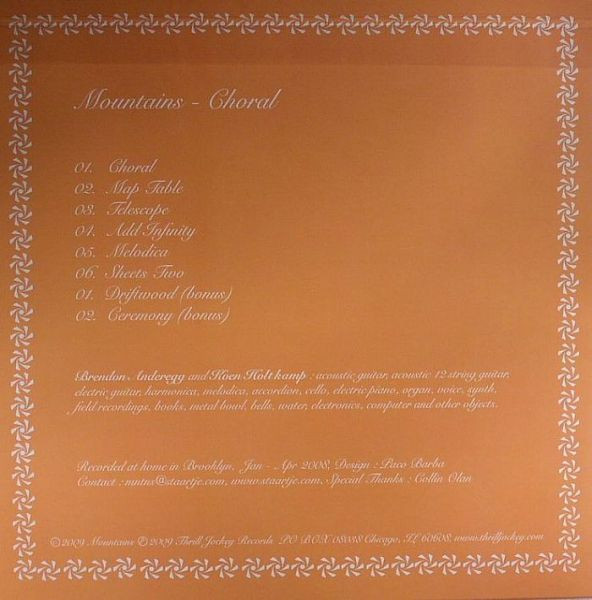 Mountains - Choral | Thrill Jockey (thrill 211) - 2