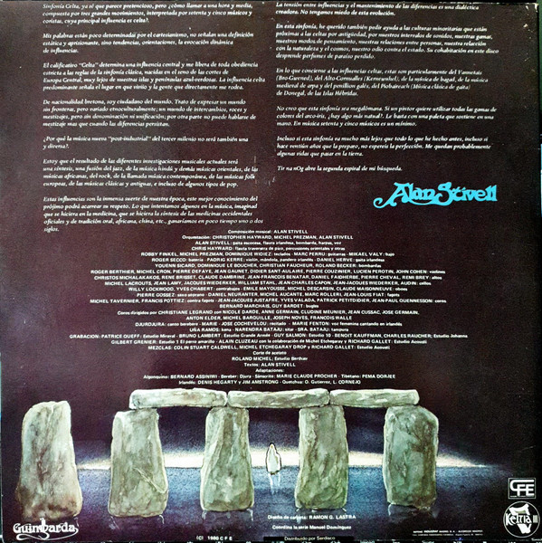 Alan Stivell - Sinfonía Celta - Tir Na Nog | Guimbarda (DD 33004/33005) - 2 Alan Stivell - Sinfonía Celta - Tir Na Nog | Guimbarda (DD 33004/33005) - 2