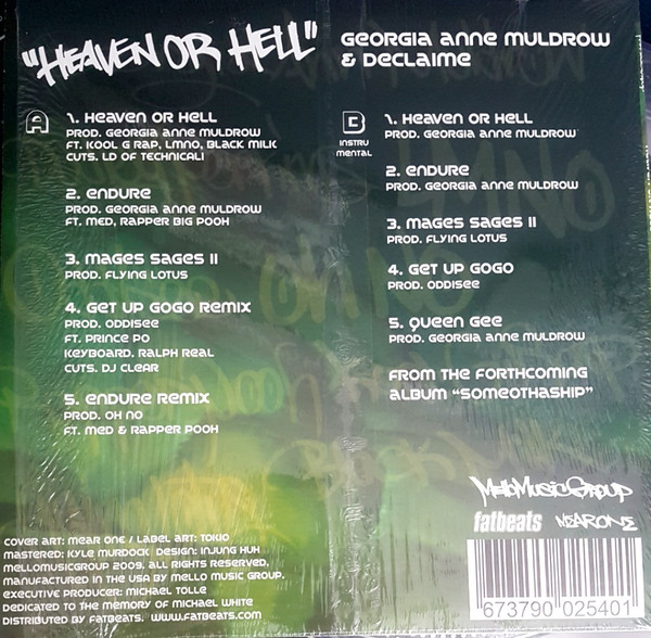 Georgia Anne Muldrow & Dudley Perkins - Heaven Or Hell | Mello Music Group (MMGEP006) - 2
