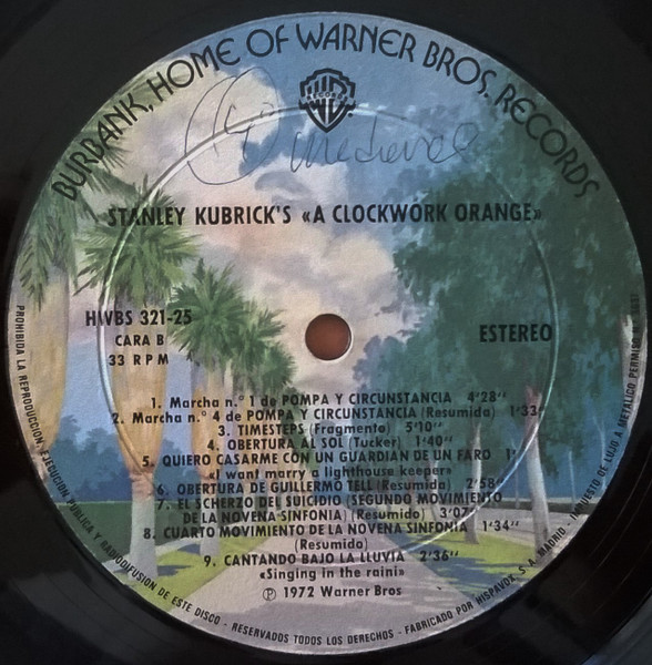 Various - Naranja Mecanica = Clockwork Orange | Warner Bros. Records (HWBS 321-25) - 4