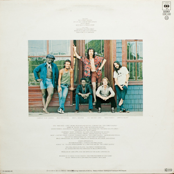 Bruce Springsteen - The Wild, The Innocent & The E Street Shuffle | CBS (CBS 32363) - 2 Bruce Springsteen - The Wild, The Innocent & The E Street Shuffle | CBS (CBS 32363) - 2