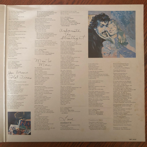 Joni Mitchell - Wild Things Run Fast | Geffen Records (GEF 25102) - 4