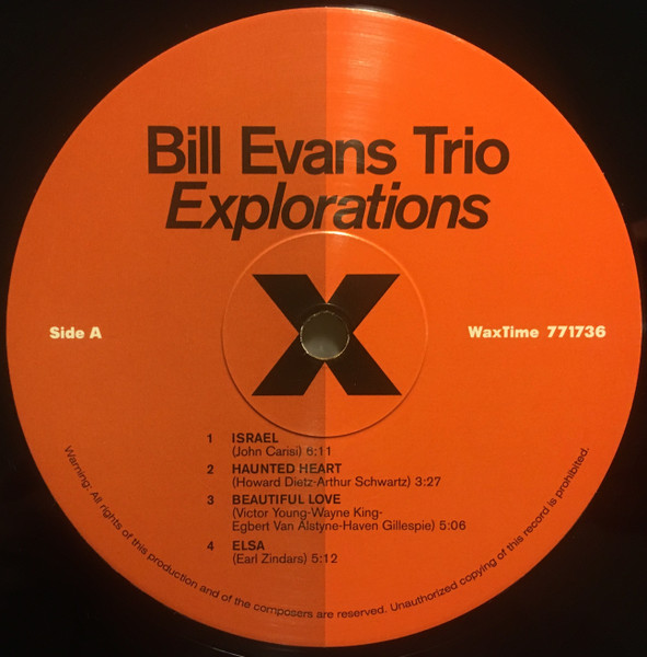 The Bill Evans Trio - Explorations | WaxTime (771736) - 3