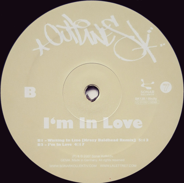 Outlines - Waiting In Line / I'm In Love | Sonar Kollektiv (SK138) - 4