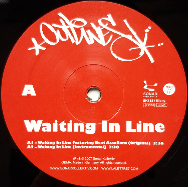 Outlines - Waiting In Line / I'm In Love | Sonar Kollektiv (SK138) - 3