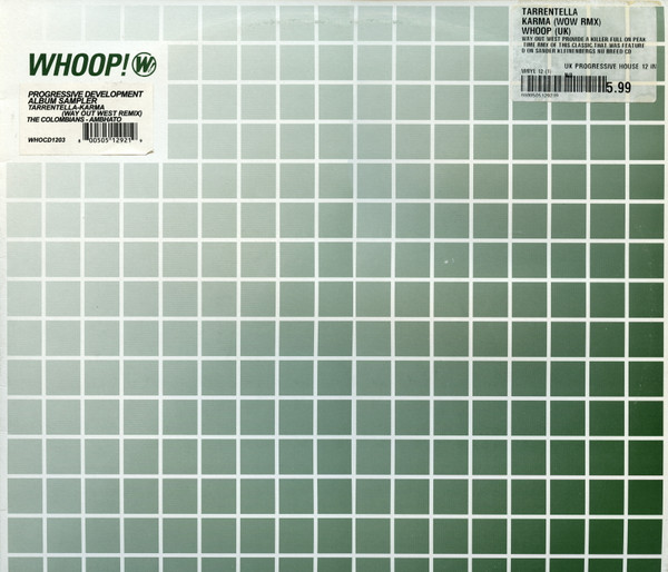 Tarrentella / The Colombians - Progressive Development Album Sampler | Whoop! Records (WHOCD1203)