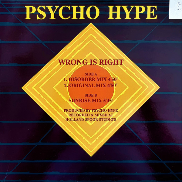 Psycho Hype - Wrong Is Right | Groove Kissing (GK 010) Psycho Hype - Wrong Is Right | Groove Kissing (GK 010)