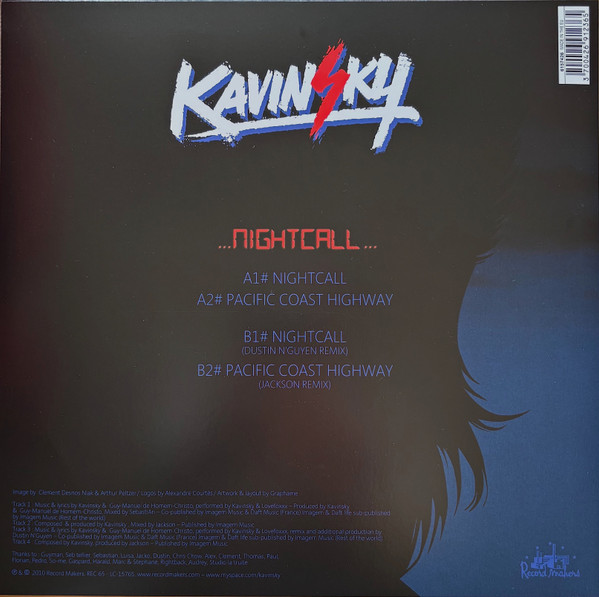 Kavinsky - Nightcall | Record Makers (REC 65) - 2 Kavinsky - Nightcall | Record Makers (REC 65) - 2