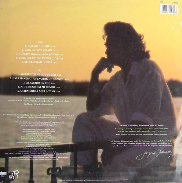 José Luis Rodríguez - Piel De Hombre | Epic (EPC 471479 1) - 2 José Luis Rodríguez - Piel De Hombre | Epic (EPC 471479 1) - 2