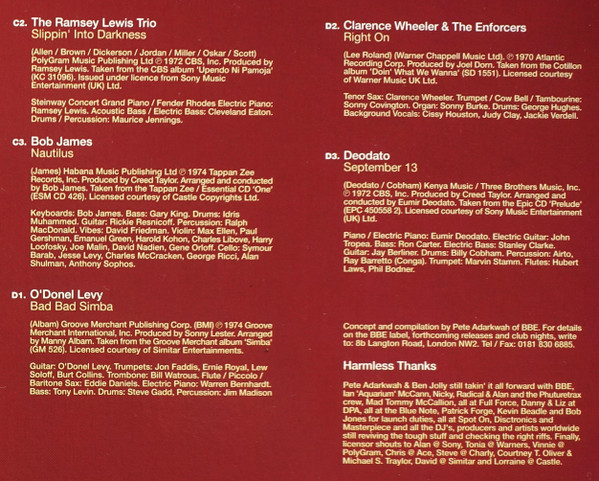 Various - Pulp Fusion: Return To The Tough Side (Original 1970's Ghetto Jazz & Funk Classics) | Harmless (HURTLP007) - 12