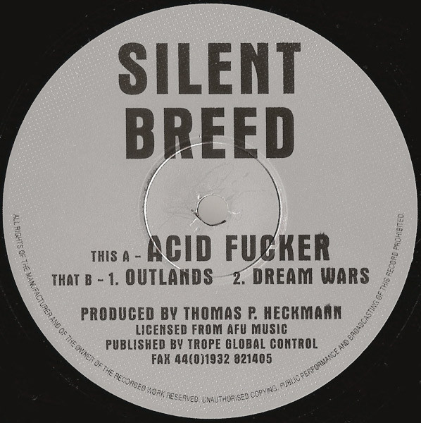 Silent Breed - Acid Fucker | Missile Records (Missile 12) - main