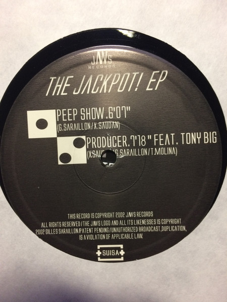 Gilles Gates , Tony Big , Coco Dassault - The Jackpot! EP | Jaws Records (none) - main