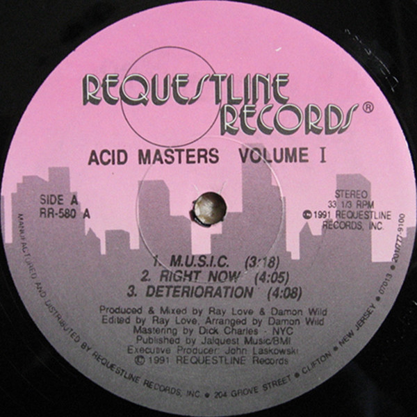 Acid Masters - Volume I | Requestline Records (RR-580)