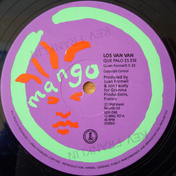 Los Van Van - Que Palo Es Ese | Mango (12 MNG 707) - 3