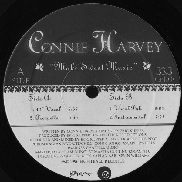 Connie Harvey - Make Sweet Music | Eightball Records (EB110) - 2 Connie Harvey - Make Sweet Music | Eightball Records (EB110) - 2