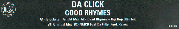 Da Click - Good Rhymes | FFRR (FXDJ 353)