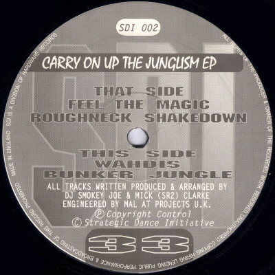 Two Bad Boys - Carry On Up The Junglism EP | Strategic Dance Initiative (SDI) (SDI 002) Two Bad Boys - Carry On Up The Junglism EP | Strategic Dance Initiative (SDI) (SDI 002)
