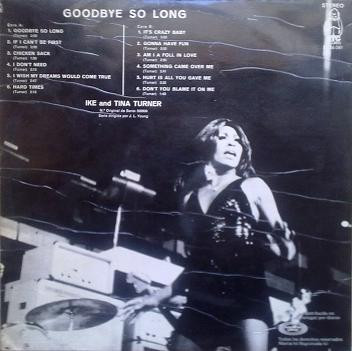 Ike & Tina Turner - Goodbye So Long | BYG Records (S-26.081) - 2