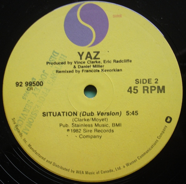 Yazoo - Situation (12") [Vinyl] | Sire (92 99500) - 4