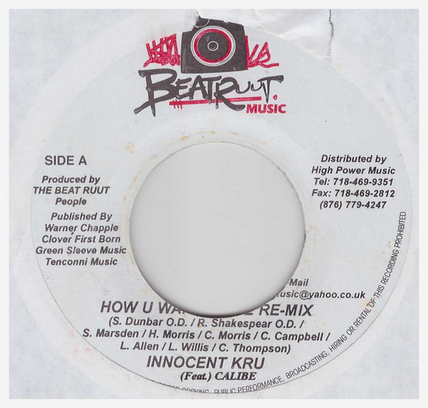The Innocent Crew Feat. Calibe / The Innocent Crew - How U Wanna Live Re-Mix / To You | Beat Ruut Music (none) - main