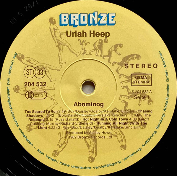 Uriah Heep - Abominog | Bronze (204 532) - 3 Uriah Heep - Abominog | Bronze (204 532) - 3