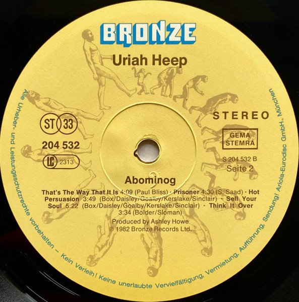 Uriah Heep - Abominog | Bronze (204 532) - 4 Uriah Heep - Abominog | Bronze (204 532) - 4