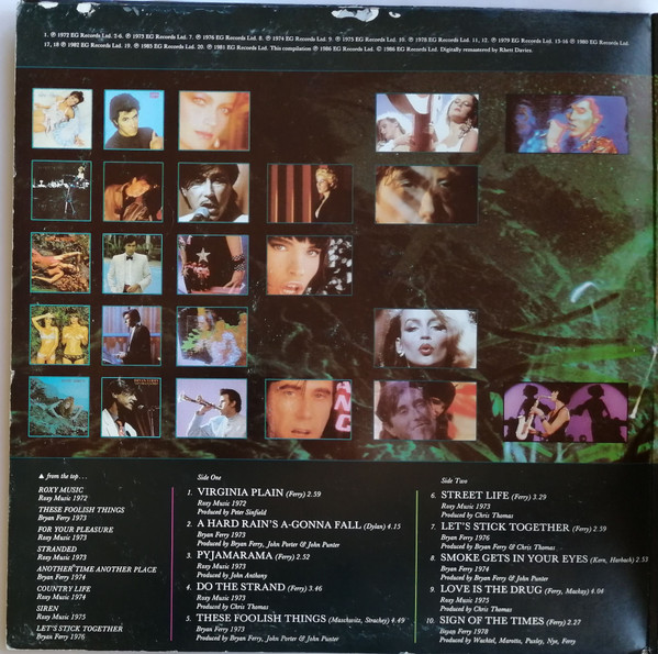 Bryan Ferry / Roxy Music - Street Life - 20 Great Hits | EG (829 136-1) - 3