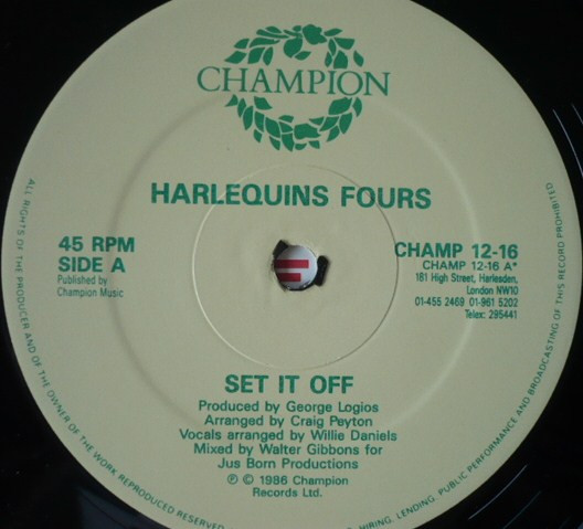 Harlequins Fours - Set It Off | Champion (CHAMP 12-16) - 2 Harlequins Fours - Set It Off | Champion (CHAMP 12-16) - 2