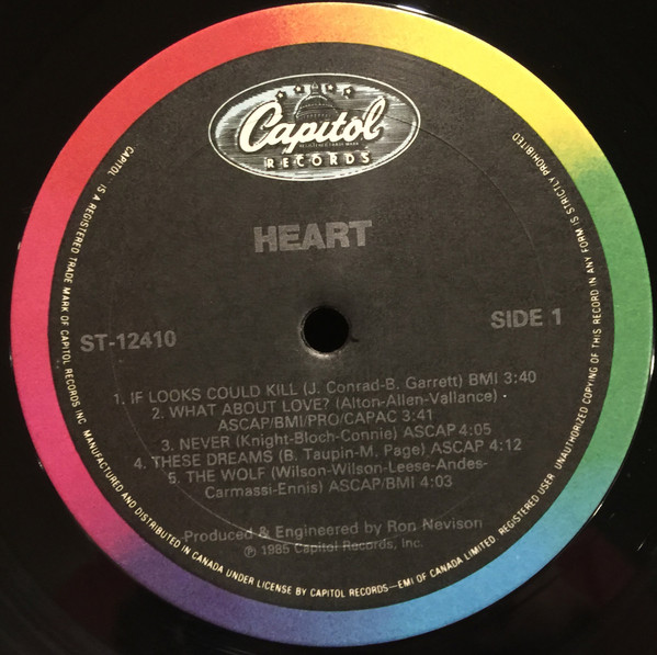 Heart - Heart | Capitol Records (ST-12410) - 3