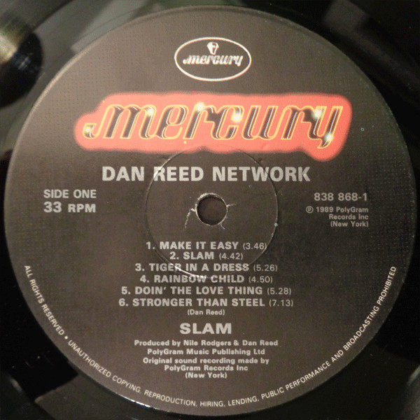 Dan Reed Network - Slam | Mercury (838 868-1) - 3 Dan Reed Network - Slam | Mercury (838 868-1) - 3