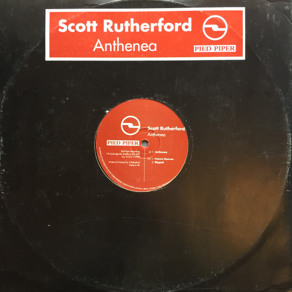 Scott Rutherford - Anthenea | Pied Piper Records (PIED 005)