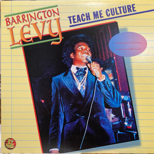 Barrington Levy - Teach Me Culture | Live & Learn Records (LLLP - 011)