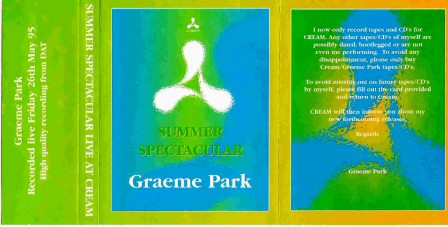 Graeme Park - Summer Spectacular Recorded Live At Cream  | Not On Label (Cream) (none)