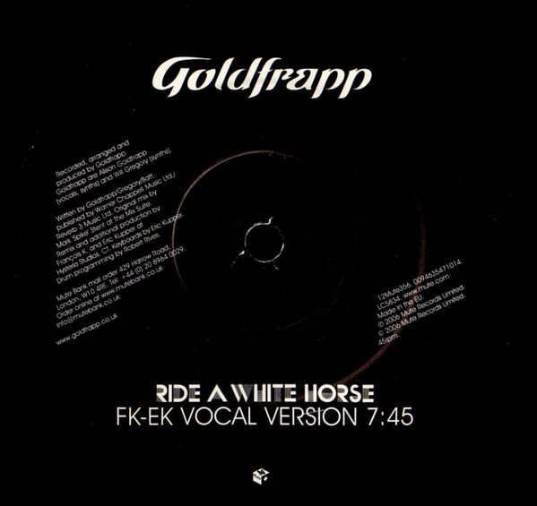 Goldfrapp - Ride A White Horse | Mute (12Mute356) - 4