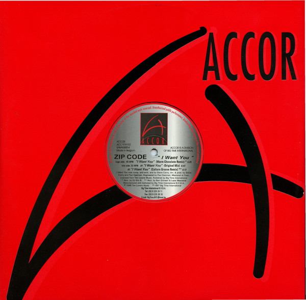 Zip Code - I Want You | Accor (ACC 974102) - 3