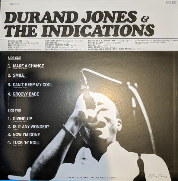 Durand Jones & The Indications - Durand Jones & The Indications | Dead Oceans (DOC157) - 2 Durand Jones & The Indications - Durand Jones & The Indications | Dead Oceans (DOC157) - 2