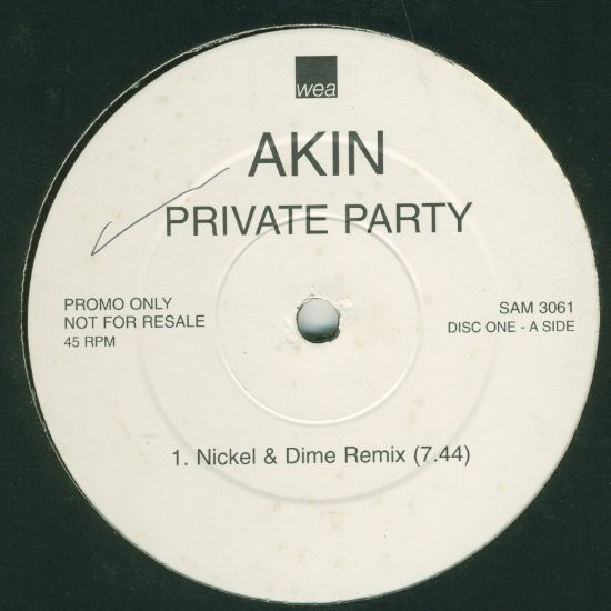 Akin - Private Party | WEA (SAM 3061) - main