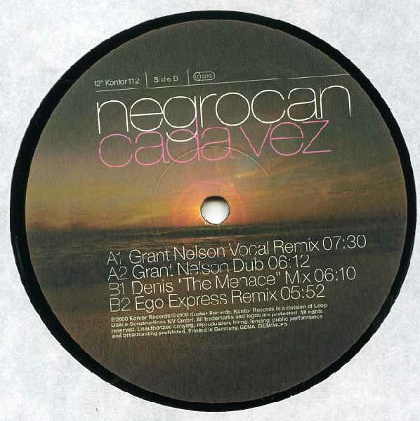 Negrocan - Cada Vez | Kontor Records (Kontor112) - 4 Negrocan - Cada Vez | Kontor Records (Kontor112) - 4